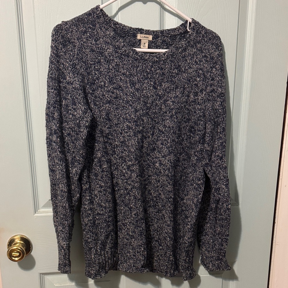 L.L. Bean Women's Blue Crew Neck Sweater